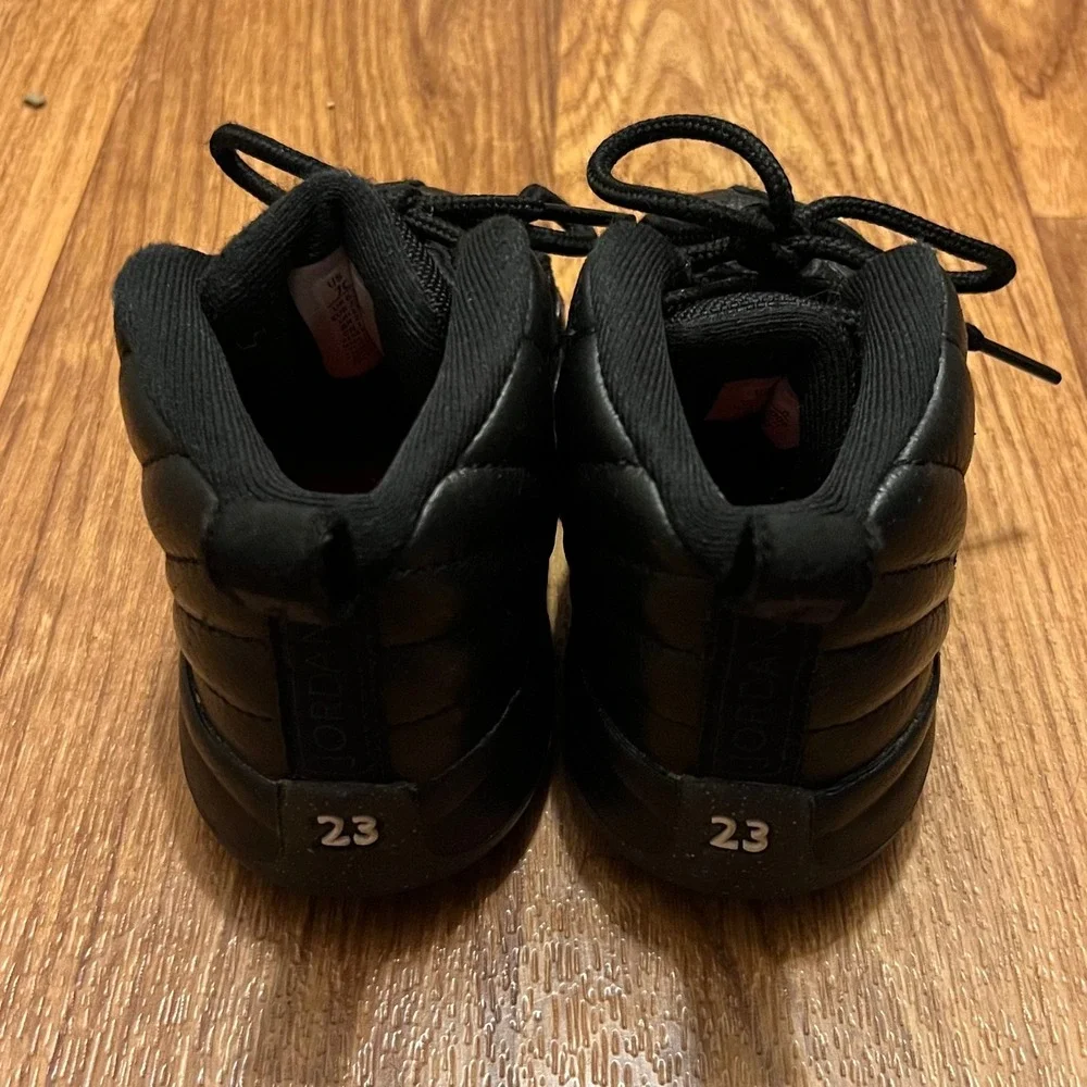 Air Jordan 12 Retro Utility Shoes Toddler‎ Grind Black Sneakers DM5206-006